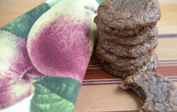 fudgy hazelnut cookies