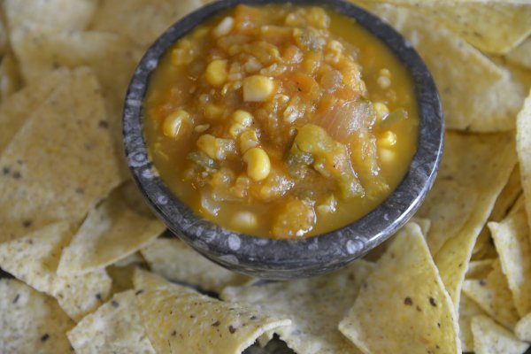 Roasted Tomato and Corn Salsa