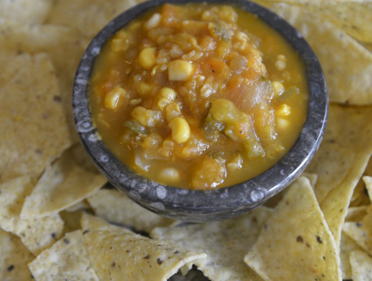 Roasted Tomato and Corn Salsa